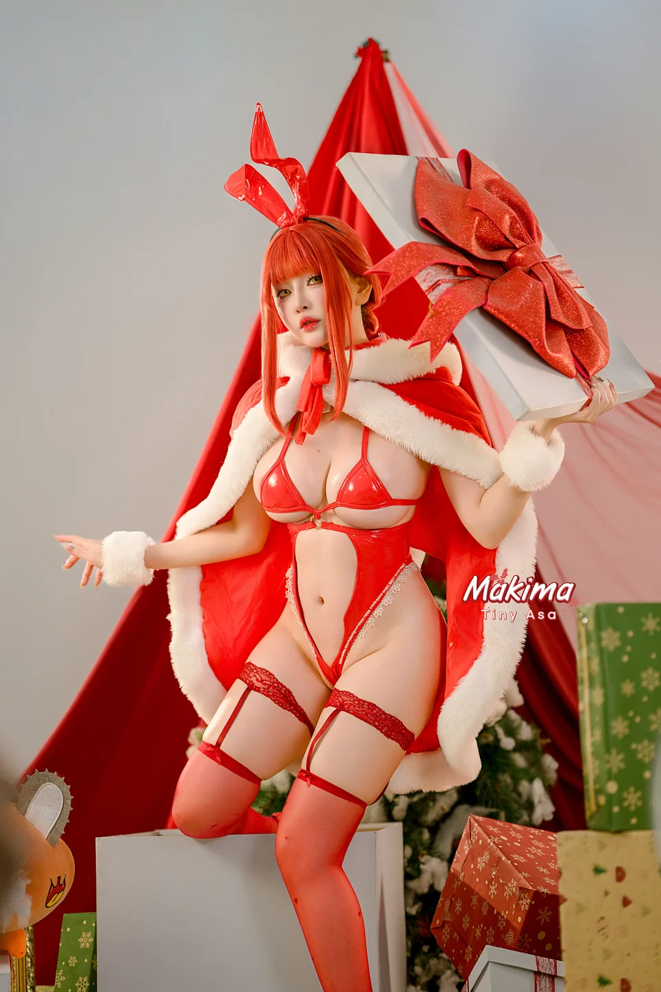 Tiny_Asa - No.042 Makima Noel (Chainsaw Man) [51P,1V-2.11GB] tg@simisebaisi 【丝足阁】011.webp